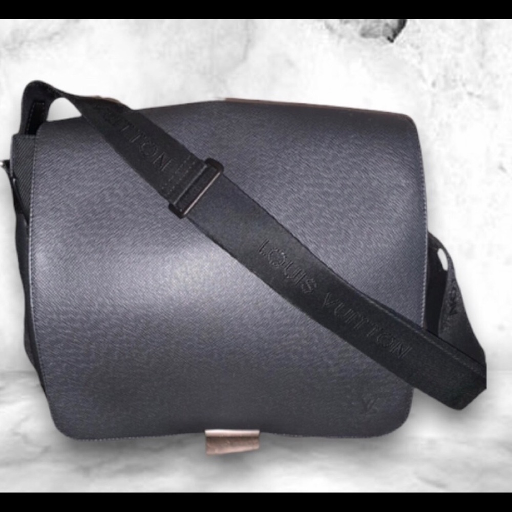 Black Louis Vuitton Messenger Bag